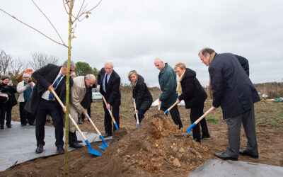Plantation du premier arbre de la forêt de la plaine de Pierrelaye-Bessancourt